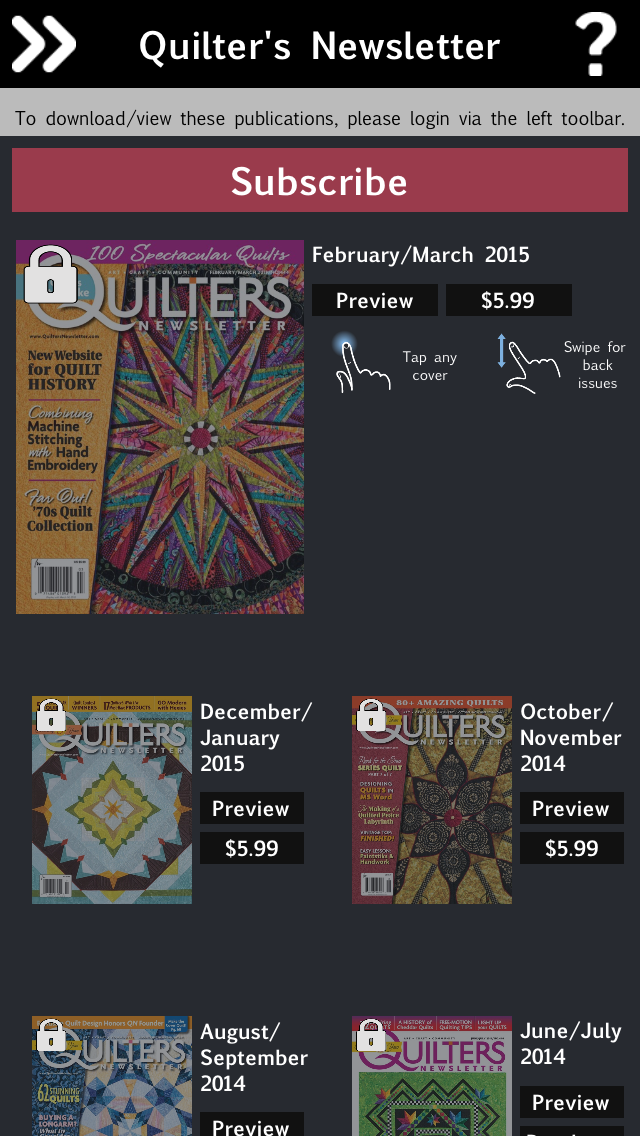 How to cancel & delete Quilters Newsletter Magazine from iphone & ipad 2