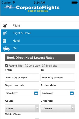 Corporate Flights screenshot 2