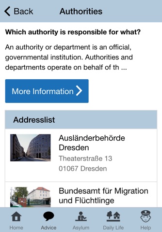 Welcome-App Dresden screenshot 3