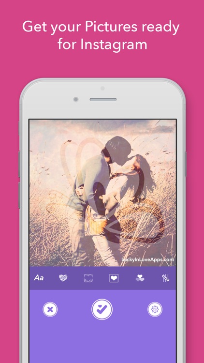 Lucky In Love Photo Editor with Collage Frames, Stickers, and Borders