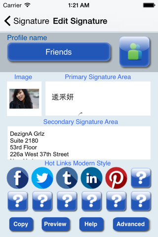 Email Signature Pro - náhled