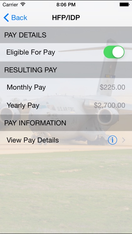 Military Pay Calc screenshot-3