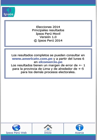 Elecciones 2014 screenshot 2