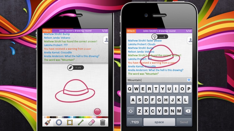 Sketch W Friends - Multiplayer Drawing and Guessing Games for iPhone