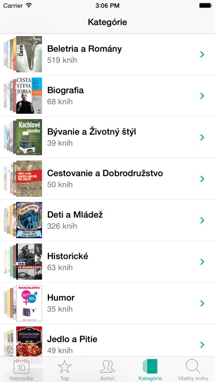 Knihy v Slovenčine a Češtině