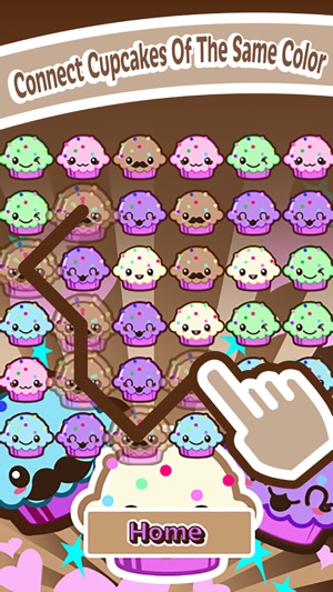 Mmmm Cupcakes! a Deliciously Cute Game of Color Conecting(圖2)-速報App