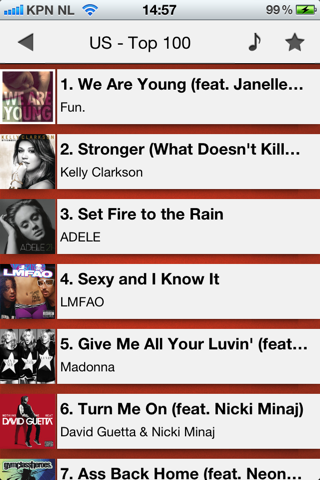 Music top 100 hits PRO screenshot 3