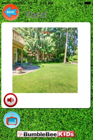 Words Around the House Yard - Video Flashcard Player screenshot 2