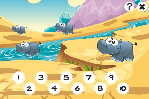 A Savannah Counting Game for Children to learn and play with Animals screenshot 4