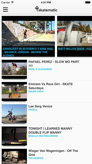 Skatematic Skateboard Videos(圖1)-速報App