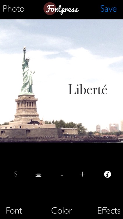 Fontpress: Write Beautiful PhotoText Over Your Pictures with Image Filters and Fonts screenshot-3