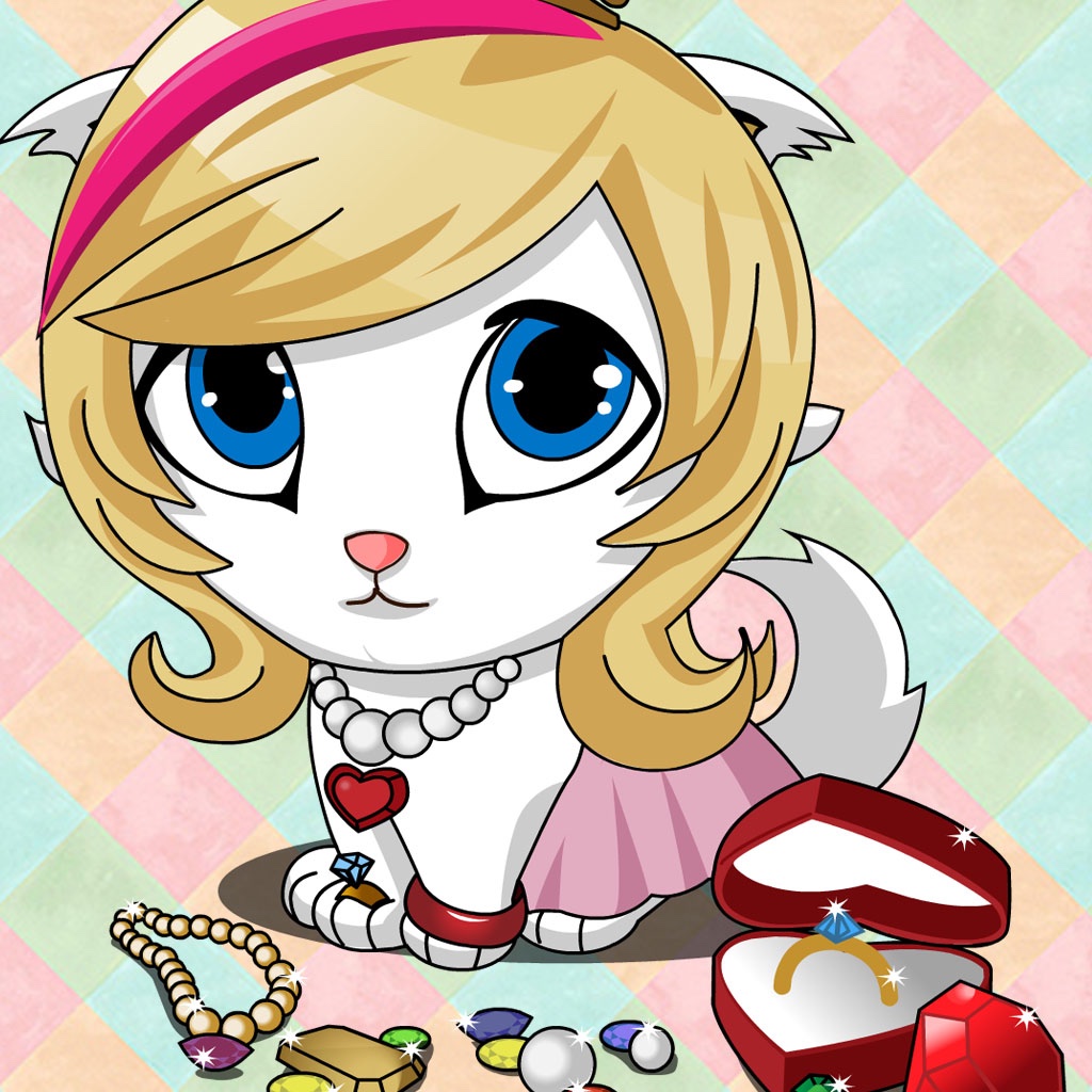 Cute Kitty Makeover - Bath,Hair,Dress up icon