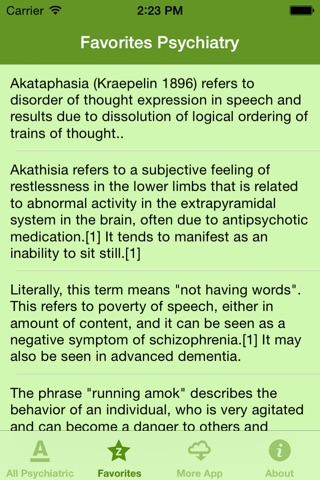 Medical Psychiatric Dictionary screenshot 3
