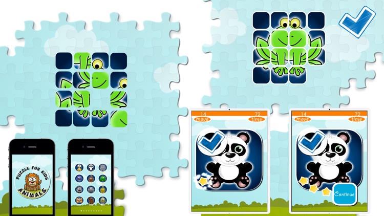 Animals Puzzles Slide screenshot-4