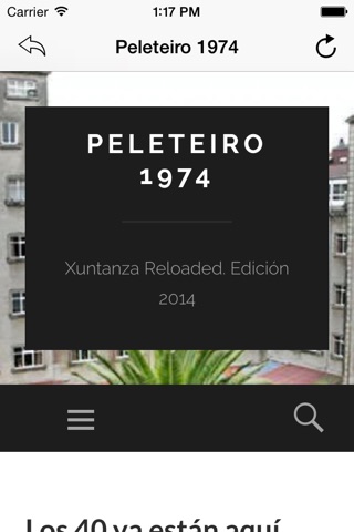 Peleteiro 1974: Xuntanza Reloaded. Edición 2014 screenshot 2