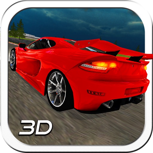 3D Night Track Racer HD Full Version icon