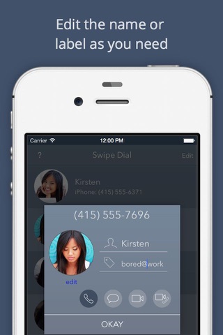 Swipe Dial - Speed Dial Widget screenshot 3