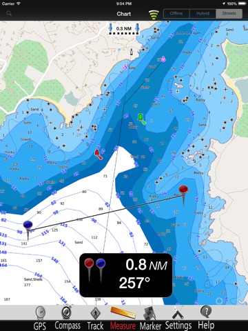 Corse GPS Nautical Charts Pro screenshot 3