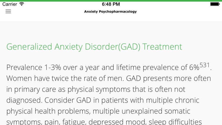 Anxiety Psychopharmacology screenshot-3
