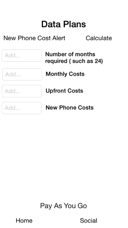 Data Plans