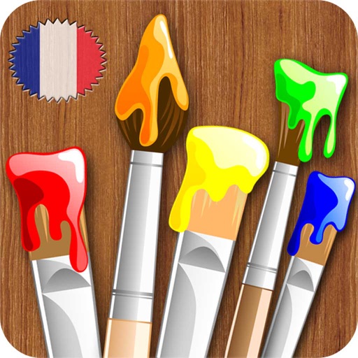 French for kids - Colors: language course Icon