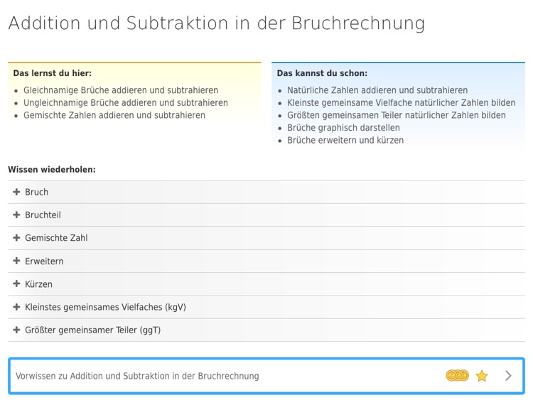 Brüche 3: Addition und Subtraktion in der Bruchrechnung screenshot-4