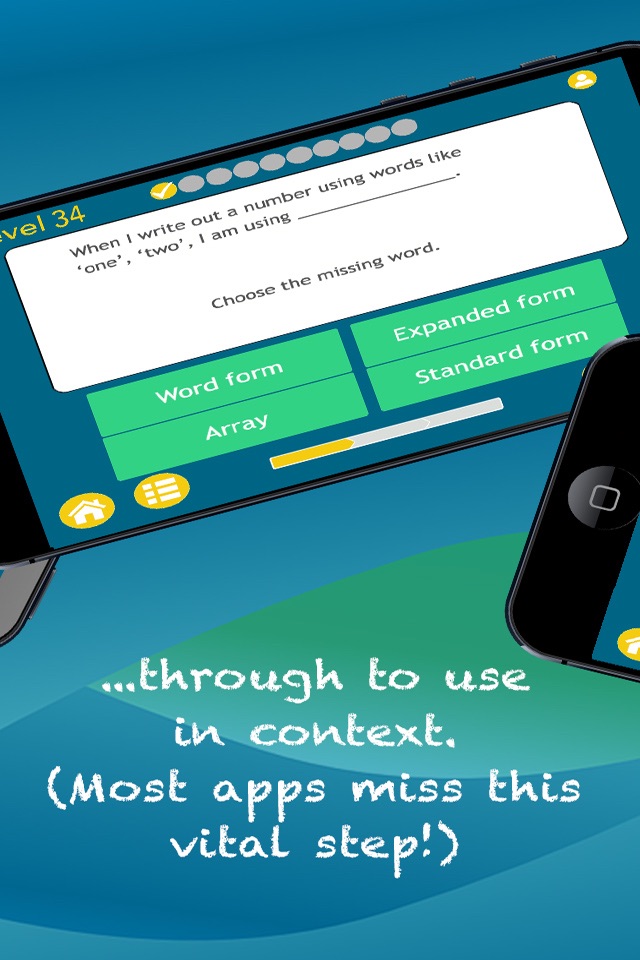 Math Vocab 2 - Fun Learning Game for Improved Math Comprehension screenshot 3