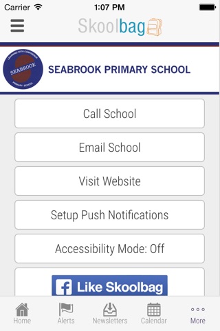 Seabrook Primary School - Skoolbag screenshot 4