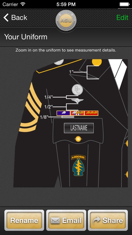 iUniform ASU - Builds Your Army Service Uniform screenshot-4