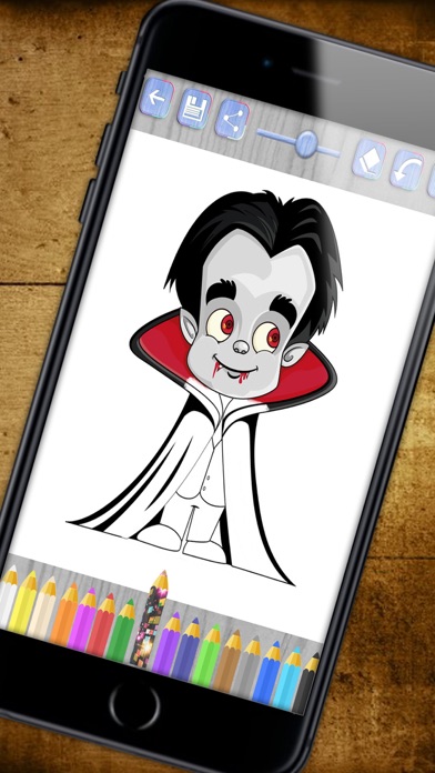 How to cancel & delete Paint monsters with magic - Halloween coloring book from iphone & ipad 2
