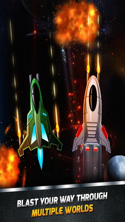 Air Combat Jet Star Ship War Space Shooter Games Free screenshot-4