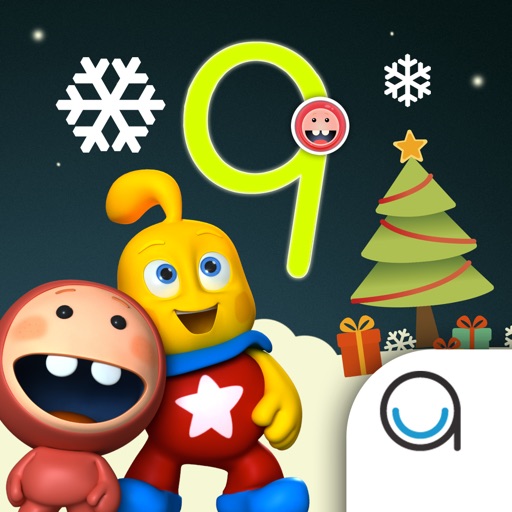 Icky Snow Trace - Learn 1234 Numbers - Christmas Edition FREE iOS App