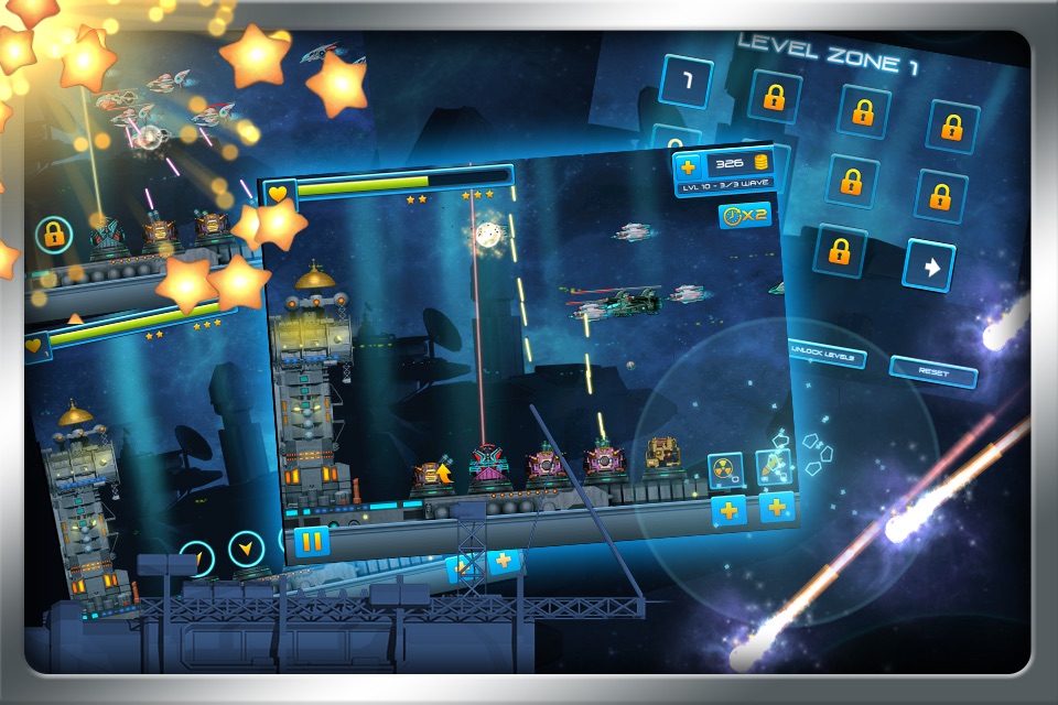 Sci-Fi Space Defense : Alien war game screenshot 3