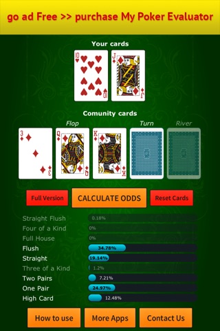 My Poker Evaluator Free screenshot 3