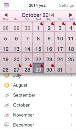 Game screenshot Woman Calendar - iCycle apk