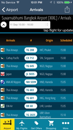 Bangkok Airport Pro (BKK) Flight Tracker air radar Thai Bang(圖3)-速報App