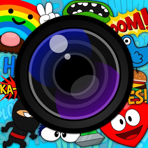 Pic Perfect Cartoon And Comics FX Sticker Photo Booth Camera For Instagram Icon