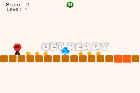 Bouncing Blue Dash - Jump In A Color-Ful Madness World Free screenshot 2