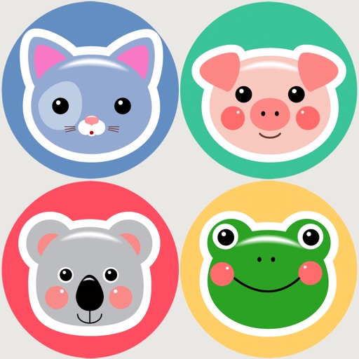 Animals Matching Game for Children: Simple Simon Says Pay Attention Icon