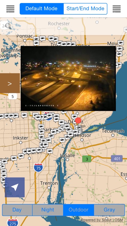 Michigan Offline Map with Real Time Traffic Cameras Pro