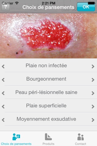 Choix de Pansements screenshot 2