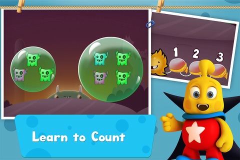 Learn Math Series : Wicked Monsters! , Teach Maths to 2 Year olds & Montessori FREE screenshot 4