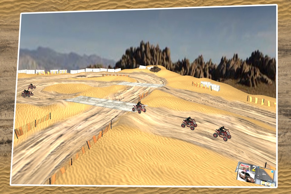 Quad Bike Race - Desert Offroad screenshot 2