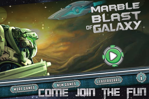 3 Marble Blast of bubble GALAXY : War of Shooting Ball for Kids - Monkey Deluxe Free Puzzle HD screenshot 4