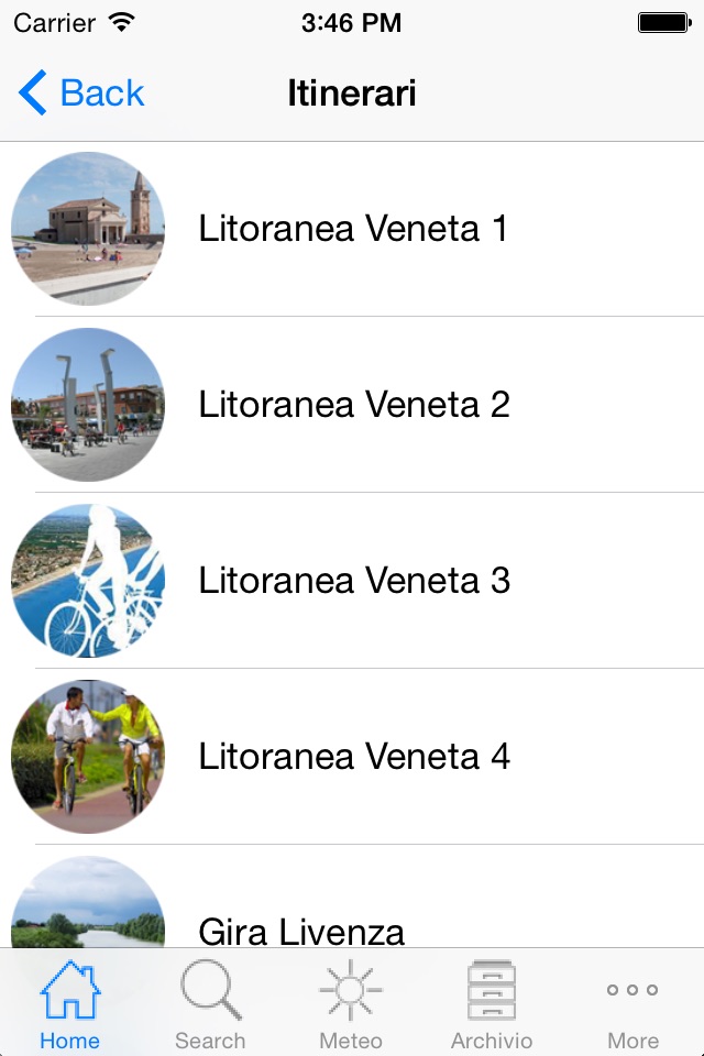 Venezia Orientale in Bici screenshot 2