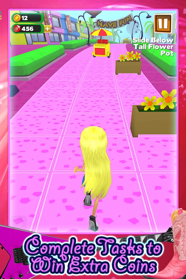3D Fashion Girl Mall Runner Race Game by Awesome Girly Games FREE screenshot 4