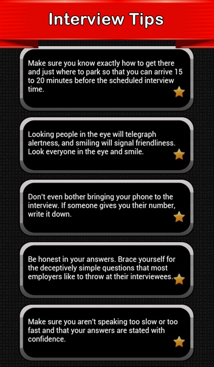 Job Interview Tips