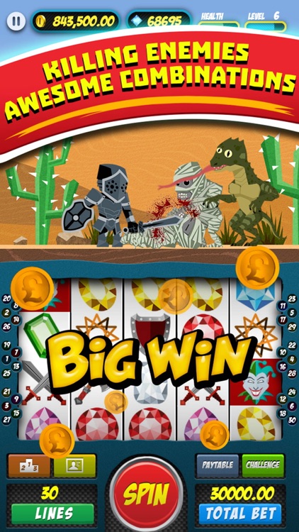 Slots N' Slash -Free Casino & Slashing Action Adventure screenshot-4