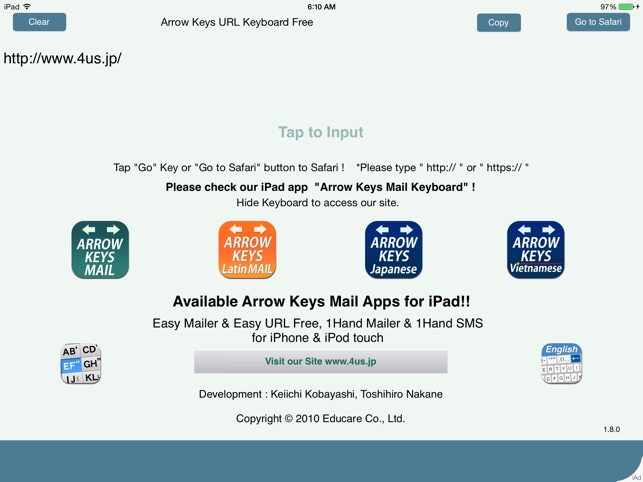 Arrow Keys URL Keyboard Free(圖3)-速報App