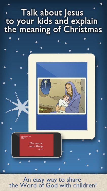 Christmas Advent Calendar for Christian Kids, Families and Schools by Children's Bible